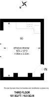 Floorplan area for info only, not for £/sq. ft valuation