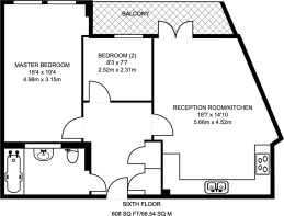 Floorplan area for info only, not for £/sq. ft valuation