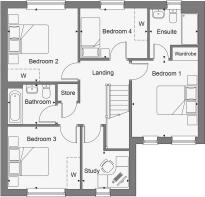 Dandara - The Acres - The Chawton, Home 272 floorplan