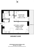 Floorplan area for info only, not for £/sq. ft valuation