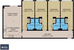 Student Digs - 4-bed