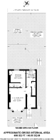Floorplan area for info only, not for £/sq. ft valuation
