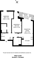 Floorplan area for info only, not for £/sq. ft valuation