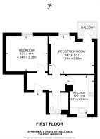 Floorplan area for info only, not for £/sq. ft valuation