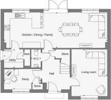 Dandara - Meadow View - The Kingston, Home 186 floorplan