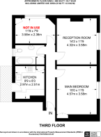 Floorplan area for info only, not for £/sq. ft valuation