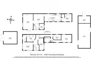 Middle Leigh Barn - Floorplan