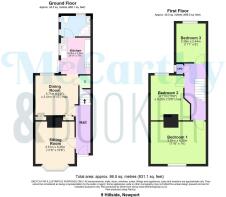 9 Hillside, Newport - all floors