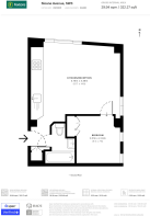 Floorplan area for info only, not for £/sq. ft valuation