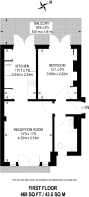Floorplan area for info only, not for £/sq. ft valuation