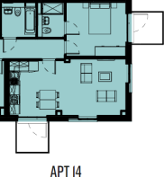 floor plan apt 14