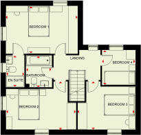 alderney first floor plan at highgrove