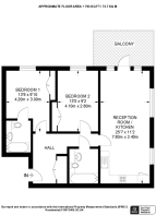 Floorplan area for info only, not for £/sq. ft valuation