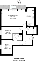 Floorplan area for info only, not for £/sq. ft valuation