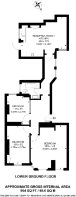 Floorplan area for info only, not for £/sq. ft valuation