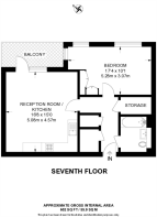 Floorplan area for info only, not for £/sq. ft valuation