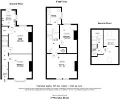 Floor Plan - 37 Warwick Street - all floors Mar25.