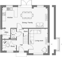 Dandara - Manor Park - The Hawthorn, Home 54 floorplan