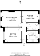 Floorplan area for info only, not for £/sq. ft valuation