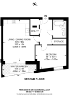 Floorplan area for info only, not for £/sq. ft valuation