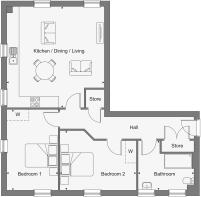 Dandara - Birch Park - Alder House, Apartment 515 floorplan