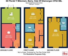 60 Ffordd Y Mileniwm Barry Vale of Glamorgan CF62 