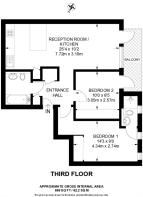 Floorplan area for info only, not for £/sq. ft valuation
