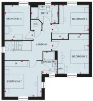 DWH Clipstone Park The Drummond first floor floorplan