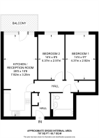 Floorplan area for info only, not for £/sq. ft valuation