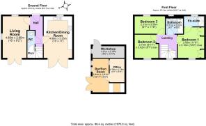 35 Romney Way, Kingstone, Hereford - all floors.JP
