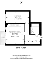 Floorplan area for info only, not for £/sq. ft valuation