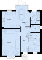 Ground floor plan of the Fairburn