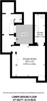 Floorplan area for info only, not for Â£/sq. ft valuation