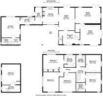 Main Dwelling House and Annexe - Floorplan
