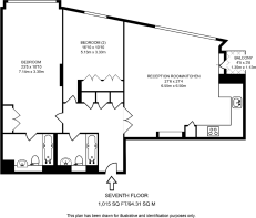 Floorplan area for info only, not for £/sq. ft valuation