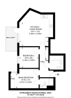 Floorplan area for info only, not for £/sq. ft valuation