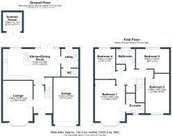 5 Kinnersley Road, Alcester - all floors