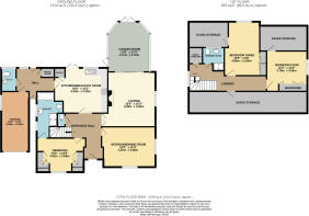 Colour floorplan ...