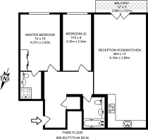 Floorplan area for info only, not for Â£/sq. ft valuation