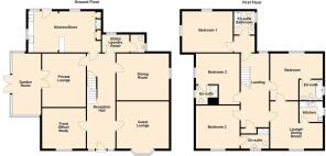 Penmachno Hall, Penmachno - all floors.JPG