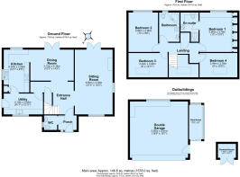 Talmans Court, Tithe Hill, Churchstow - all floors