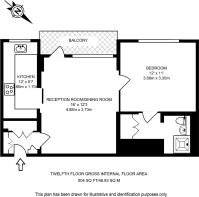 Floorplan area for info only, not for £/sq. ft valuation