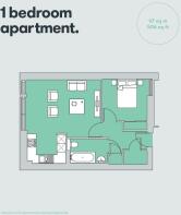 1 Bed Floorplan