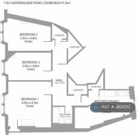 Floor Plan - 3 Large Double Bedrooms