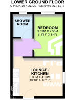 1 Bed, 45 Woodlands Road - all floors.JPG