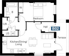 The Franklin Building, Number B02