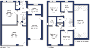1 Oak Drive Floor Plan