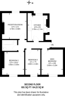 Floorplan area for info only, not for £/sq. ft valuation