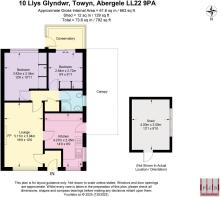 Floor Plan - 10 Llys Glyndwr, Towyn, Abergele LL22