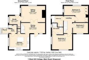 1 West Hill Cottage, Main Road, Ningwood - all flo